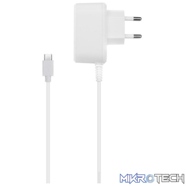 10W 2A USB-C Wall Travel Charger - CH190 White - Image 2
